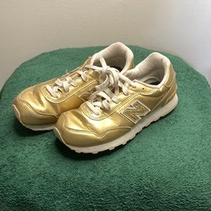 New Balance 515  Gold YC515HRG girls size 3.5 in good condition see photo’s